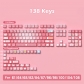 Summer Bunny 104+34 / 54 MDA Profile Keycap Set Cherry MX PBT Dye-subbed for Mechanical Gaming Keyboard